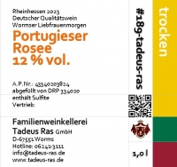 Portugieser Rosé trocken 2023